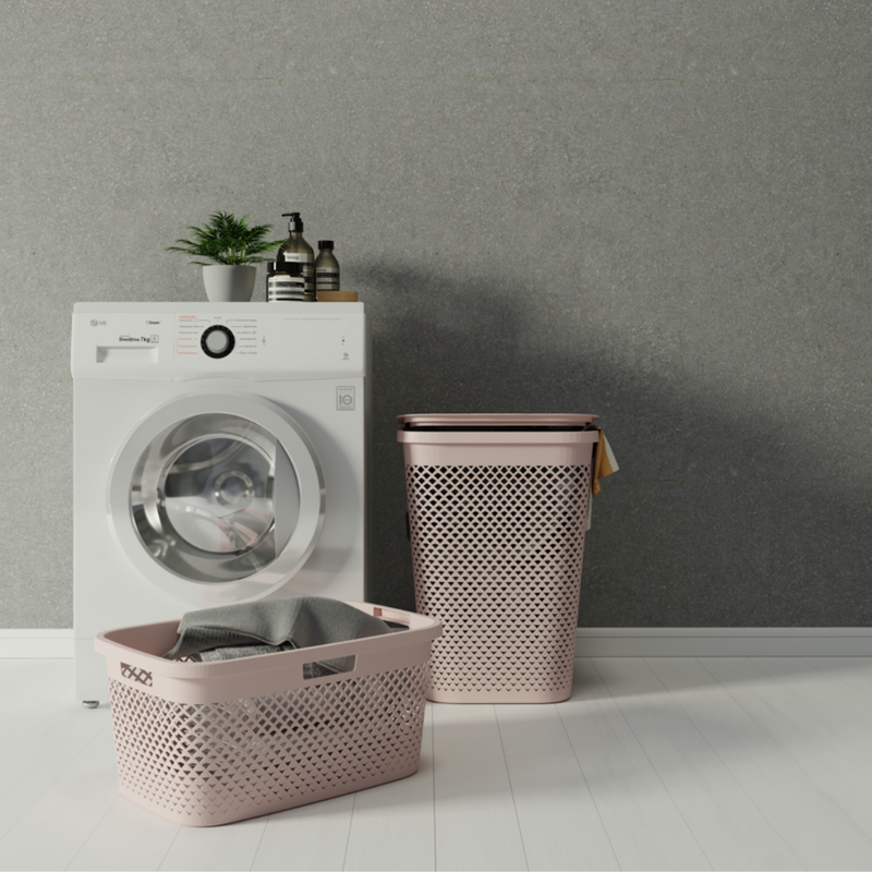 Pure Laundry Hamper - Pink