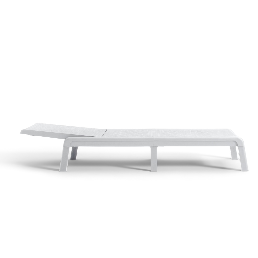 Set of 2: Mallorca Sun Loungers - White