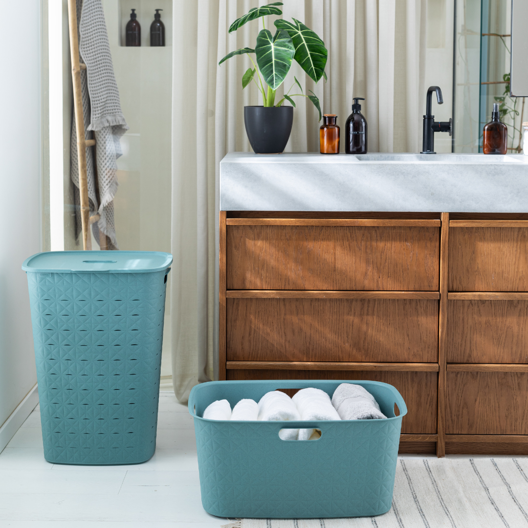 Softex Laundry Basket - Teal