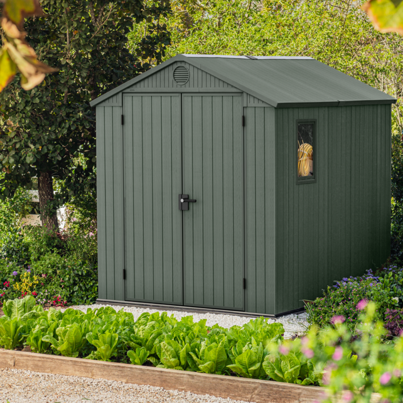 Darwin 6x8ft Shed Green [Builders Warehouse]