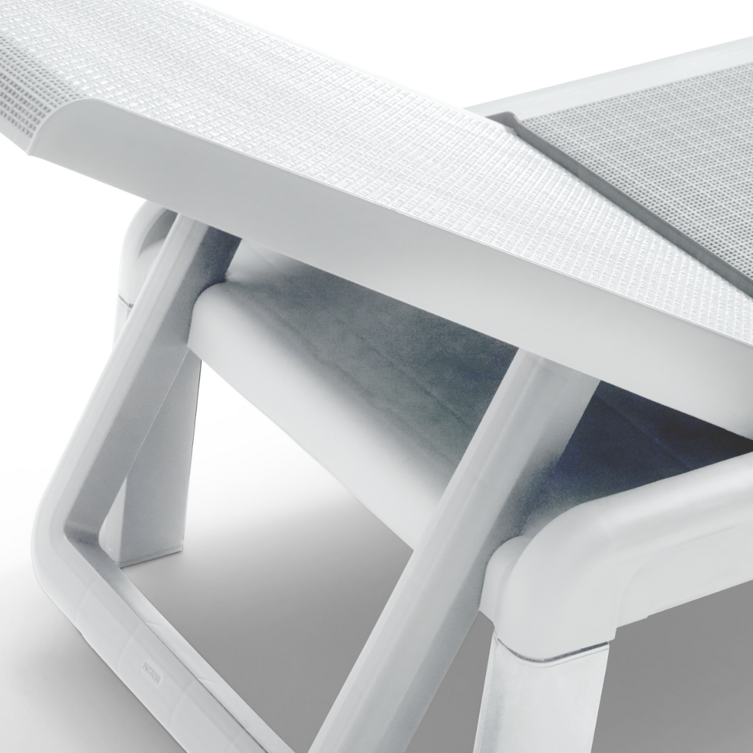 Set of 2: Mallorca Sun Loungers - White