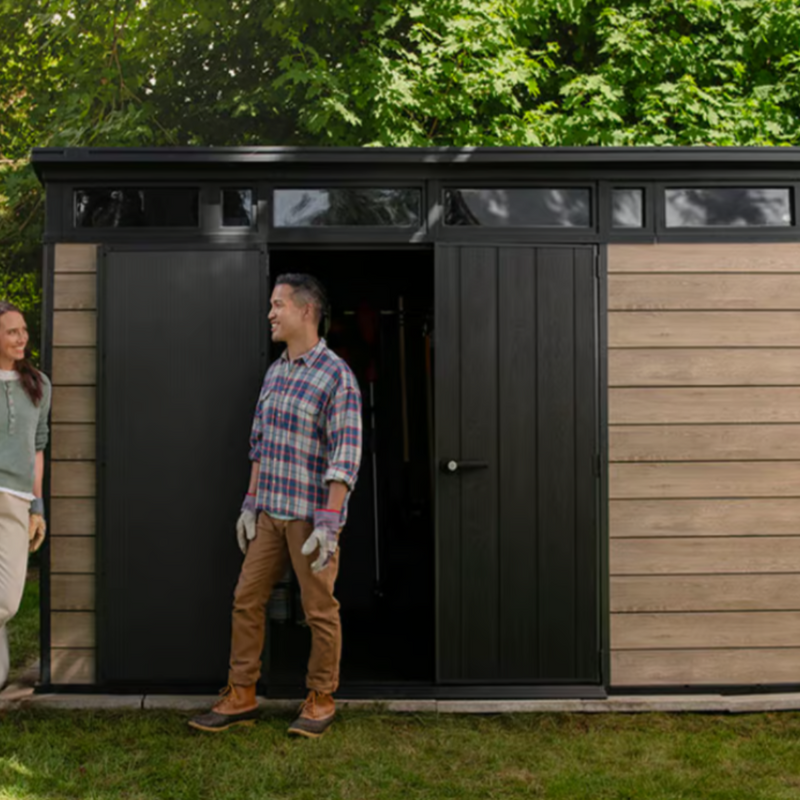 KETER Signature Collection: DecoCoat 11x7ft Garden Shed