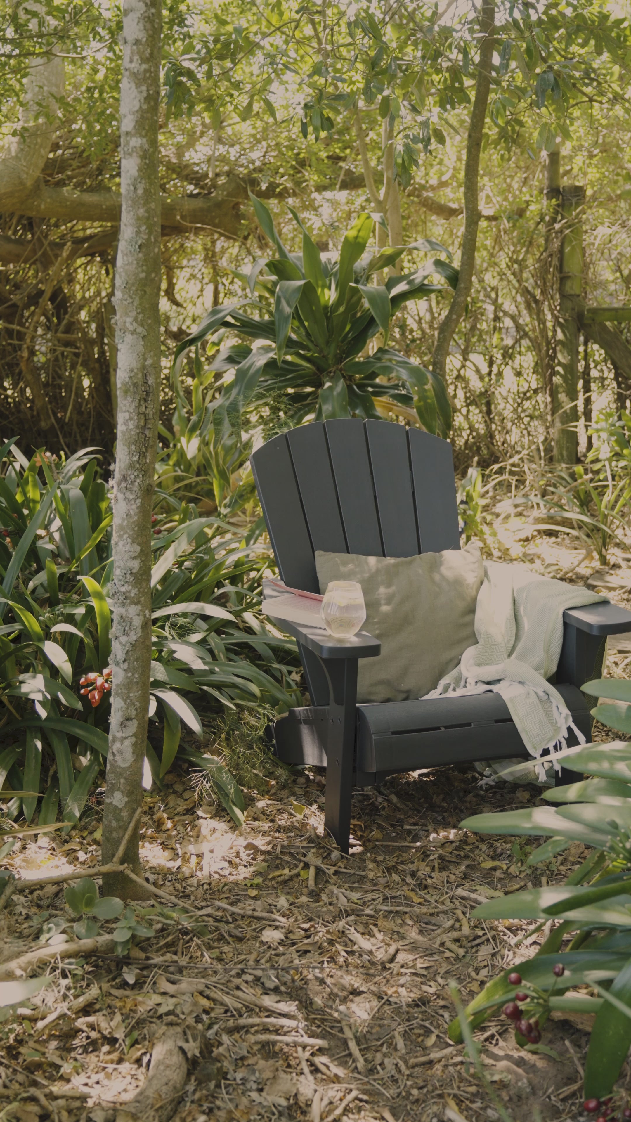Troy Adirondack Chair - Graphite 2 Pack