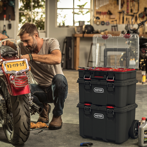 Keter rolling tool chest with storage drawers deals