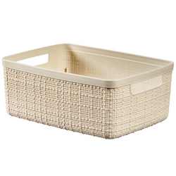Jute Storage Basket - Off White