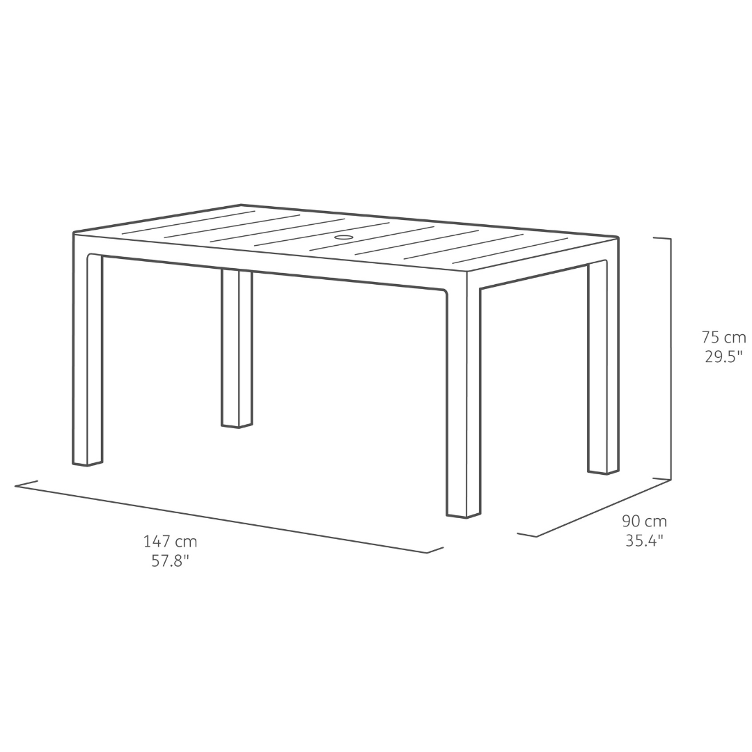 Julie Table - White