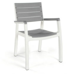 Harmony Dining Arm Chair - Grey/White