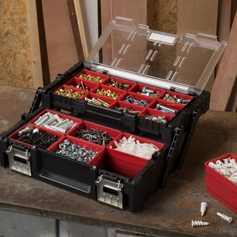 Keter Boîte à outils combinée Cantilever (HxLxP) 24,5 x 56,7 x 31,4 cm