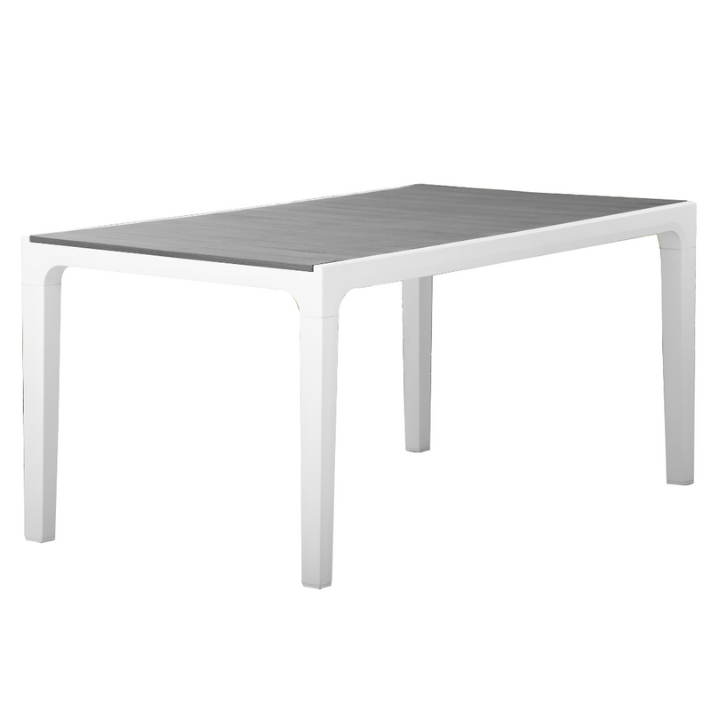 Harmony 6-Seater Dining Table - Grey/White