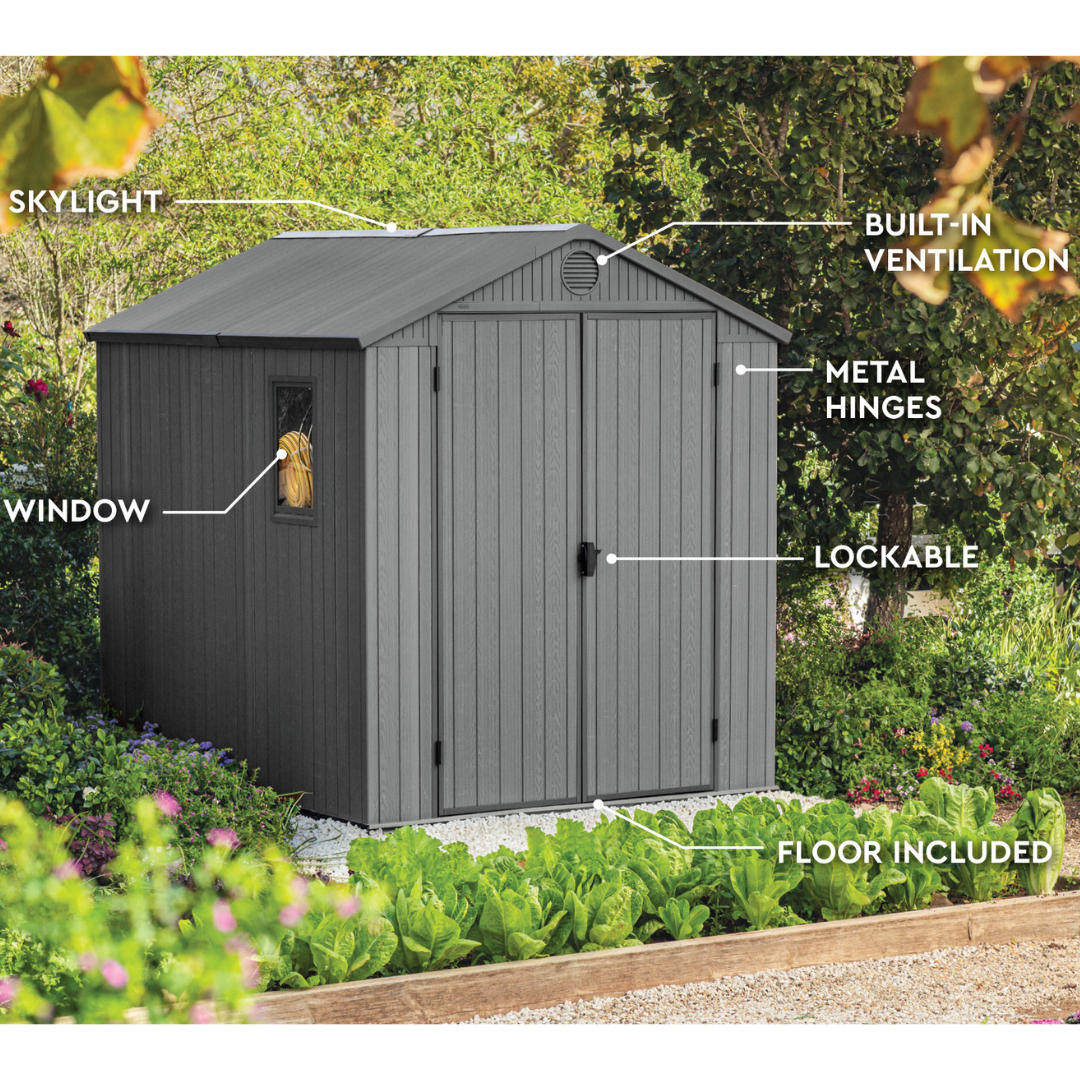 Darwin 6x8ft Shed