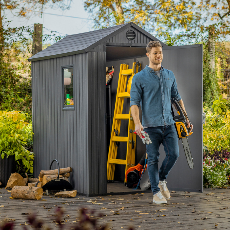Darwin 4x6ft Shed - Grey | PREORDER MARCH