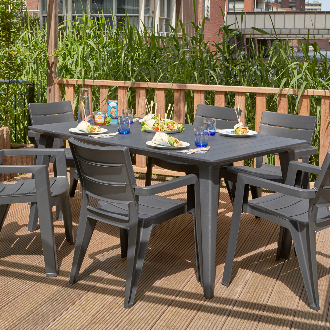 KETER: Lima Dining Table - outdoor plastic table