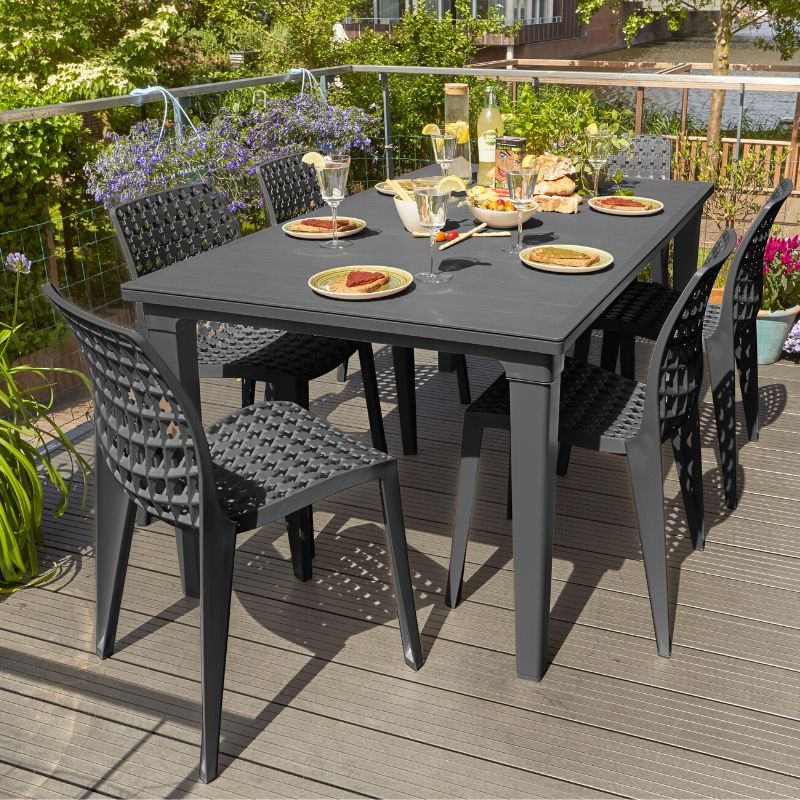 Futura Dining Table - Graphite