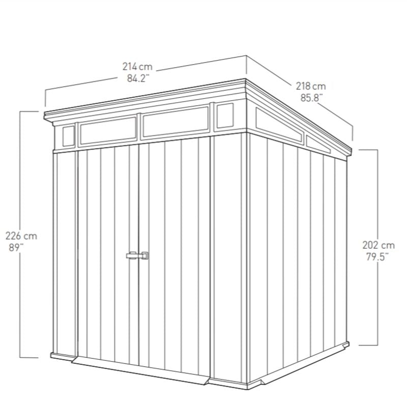 Artisan 7x7ft Shed [builders warehouse]